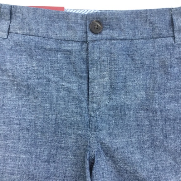 Merona 5” Blue Mid-Rise Chambray Cotton Shorts - Picture 4 of 7